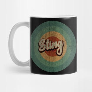 Circle Retro Vintage Sting Mug